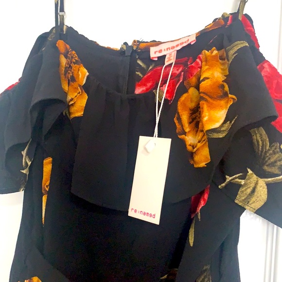 Lulu’s Good To You Black Floral Print Wrap Dress - Picture 5 of 5